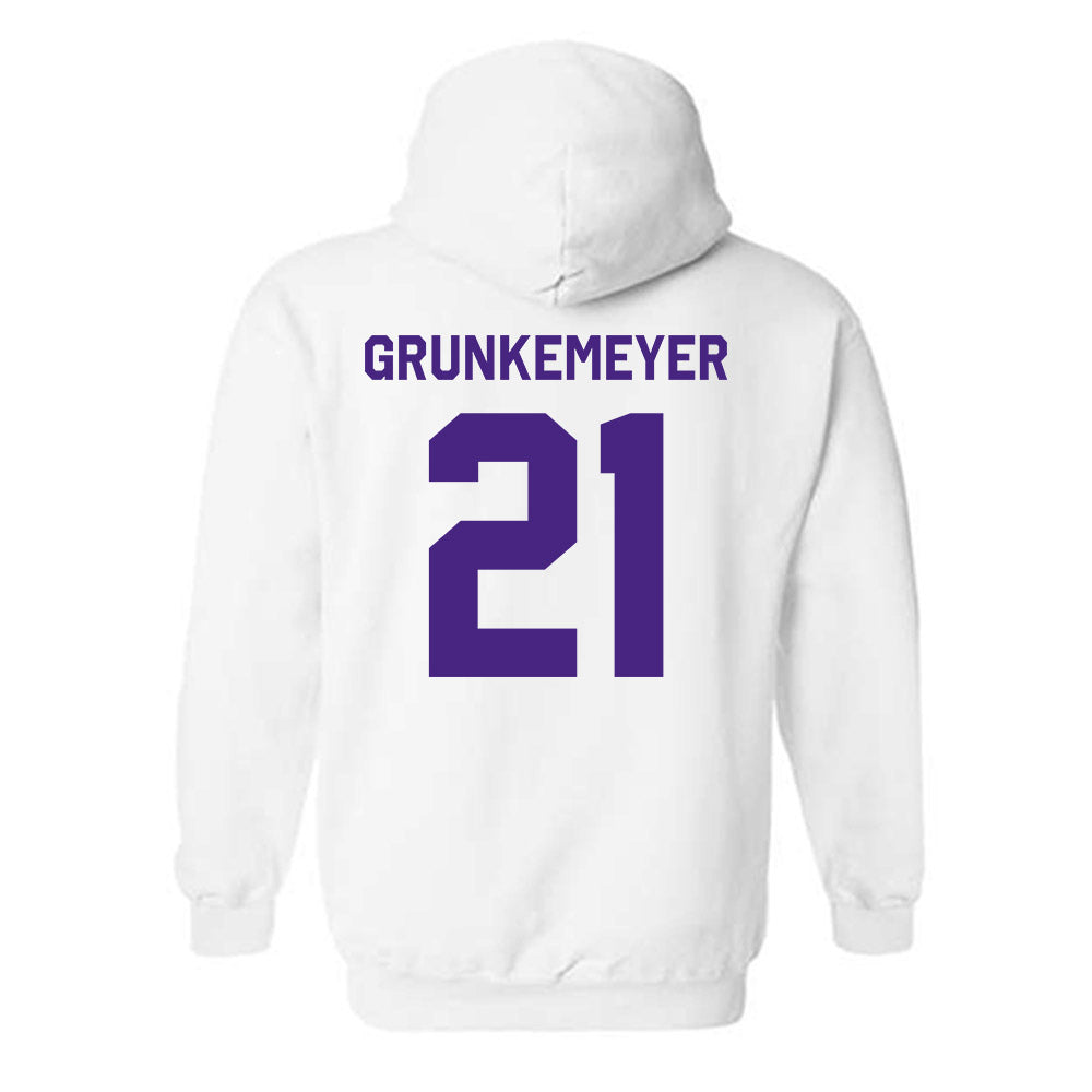 Northwestern - NCAA Baseball : Jack Grunkemeyer - Classic Shersey Hooded Sweatshirt-1
