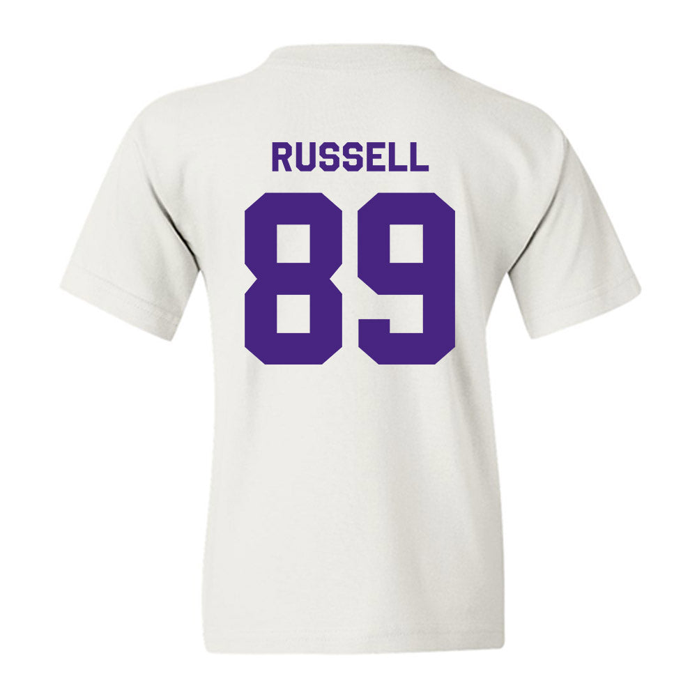 Northwestern - NCAA Football : Cam Russell - Classic Shersey Youth T-Shirt-1