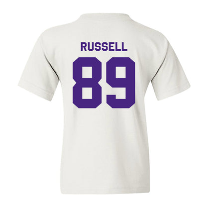 Northwestern - NCAA Football : Cam Russell - Classic Shersey Youth T-Shirt-1