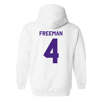 Northwestern - NCAA Women's Soccer : Camryn Freeman - Classic Shersey Hooded Sweatshirt-1