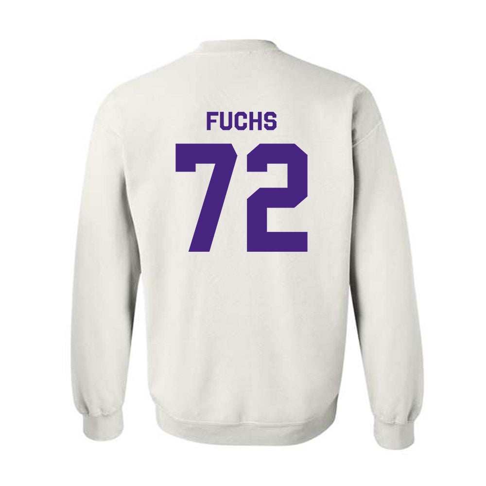 Northwestern - NCAA Football : Jack Fuchs - Classic Shersey Crewneck Sweatshirt-1