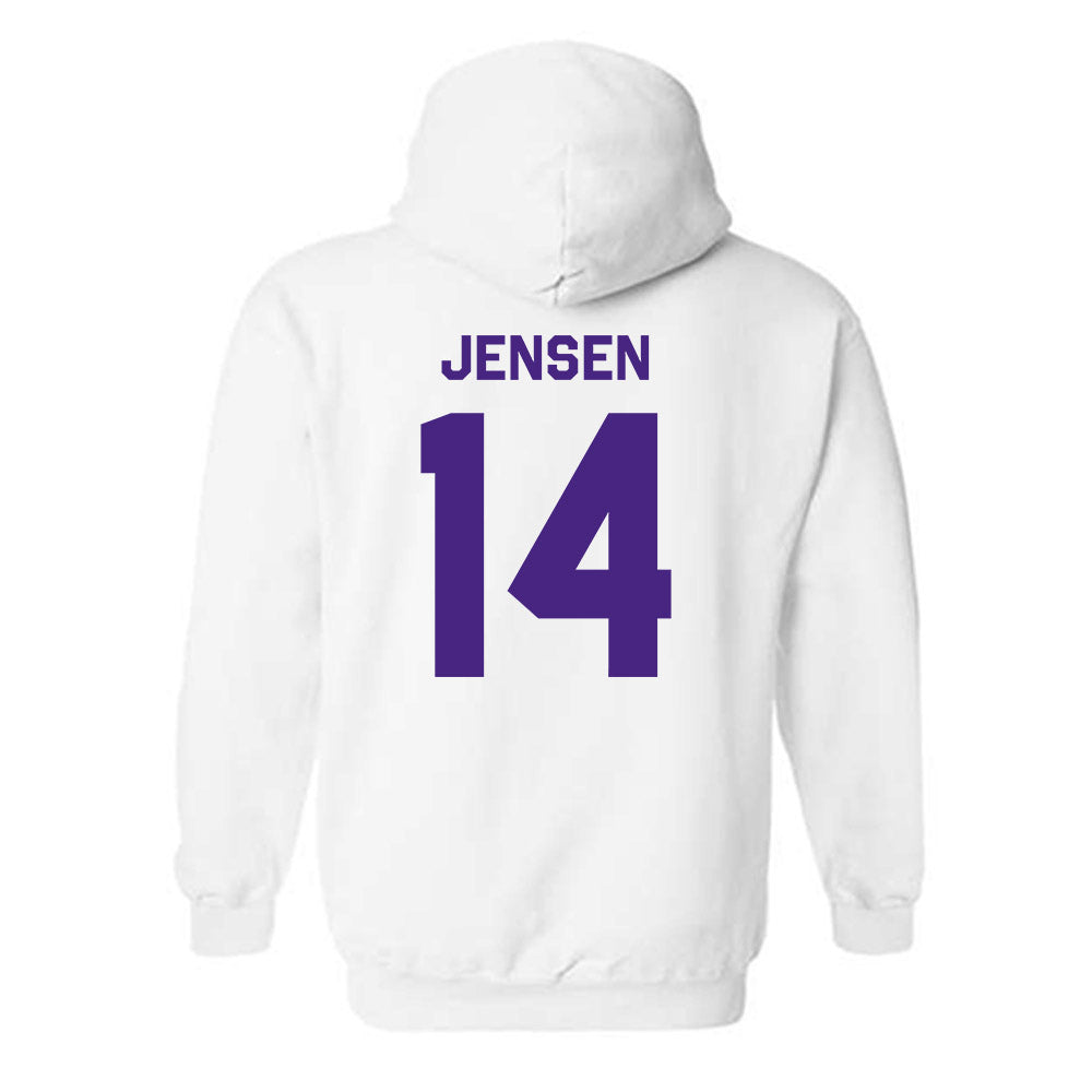 Northwestern - NCAA Softball : Kylee Jensen - Classic Shersey Hooded Sweatshirt-1