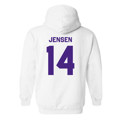 Northwestern - NCAA Softball : Kylee Jensen - Classic Shersey Hooded Sweatshirt-1