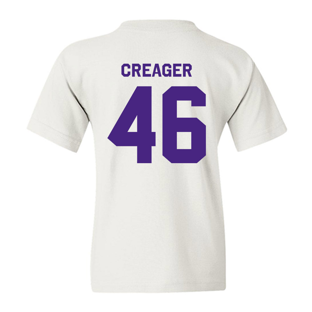 Northwestern - NCAA Football : Lincoln Creager - Classic Shersey Youth T-Shirt-1