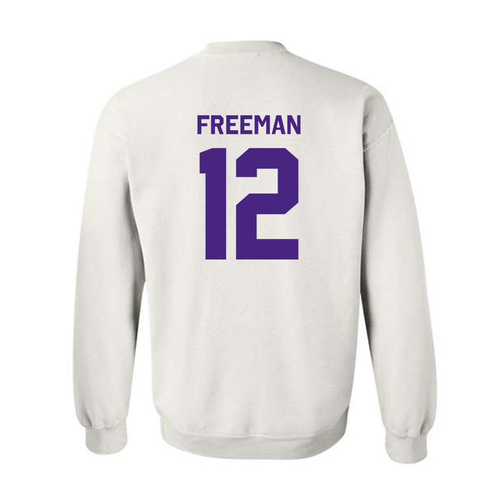 Northwestern - NCAA Baseball : Jackson Freeman - Classic Shersey Crewneck Sweatshirt-1