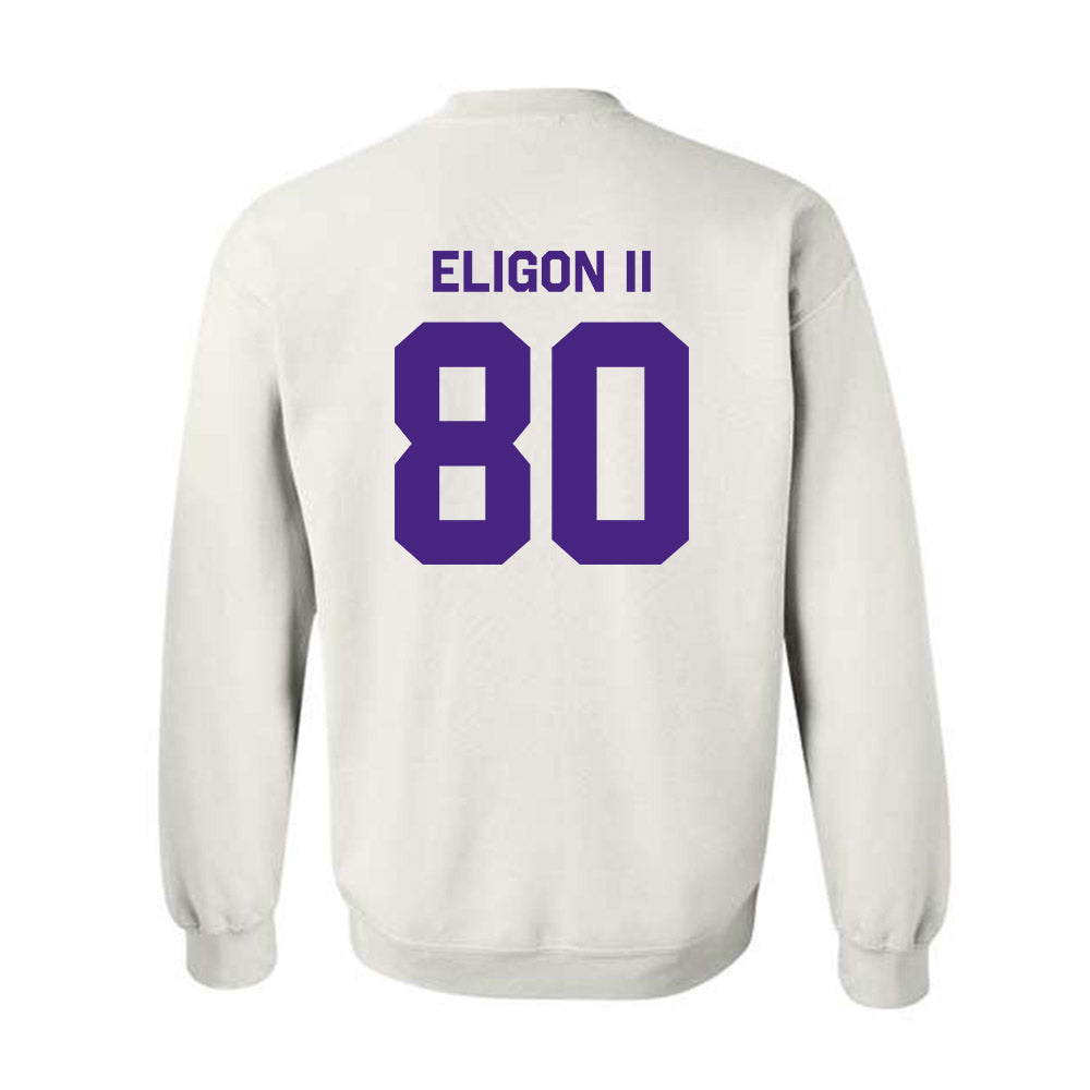Northwestern - NCAA Football : Hayden Eligon II - Classic Shersey Crewneck Sweatshirt-1