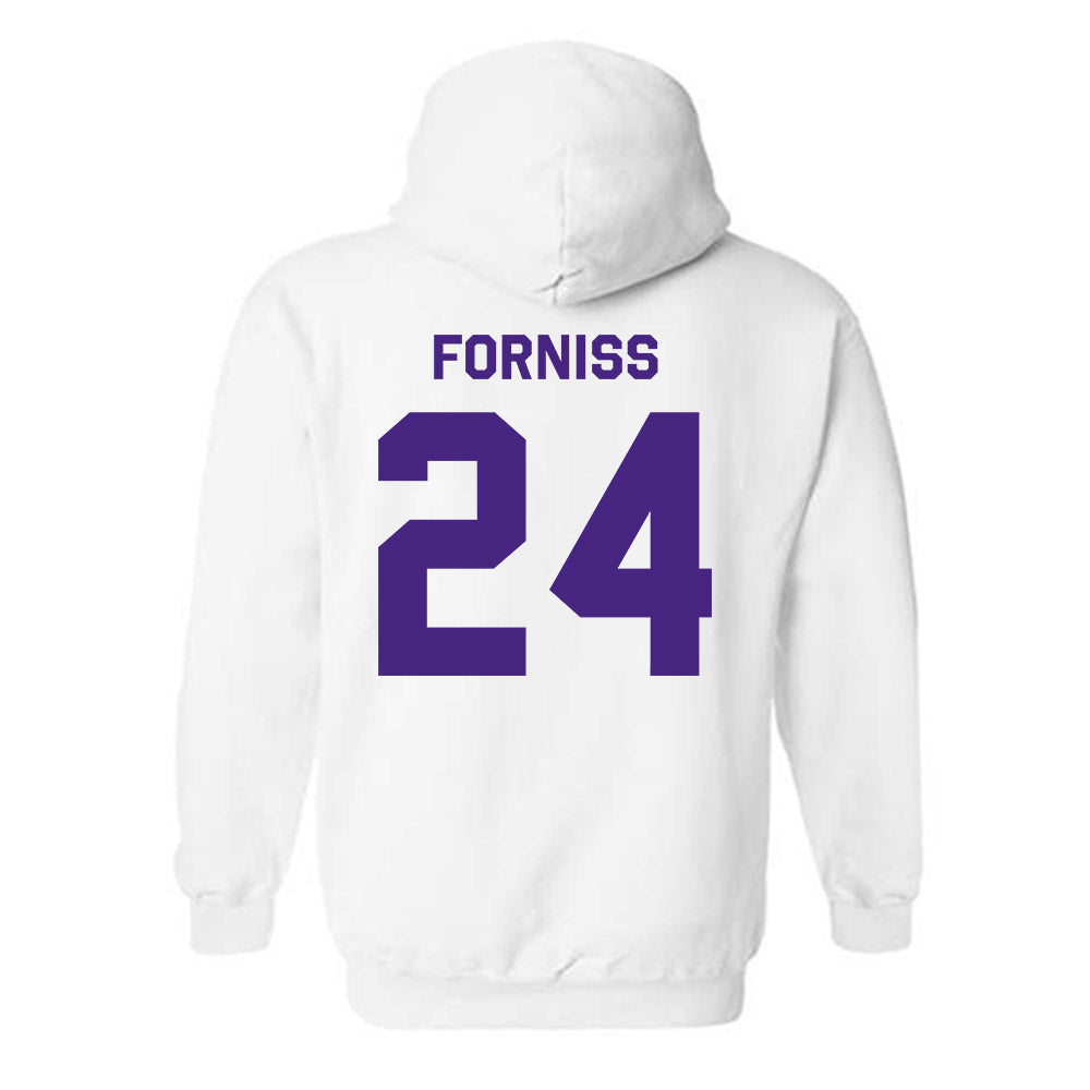 Northwestern - NCAA Baseball : Christian Forniss - Classic Shersey Hooded Sweatshirt-1