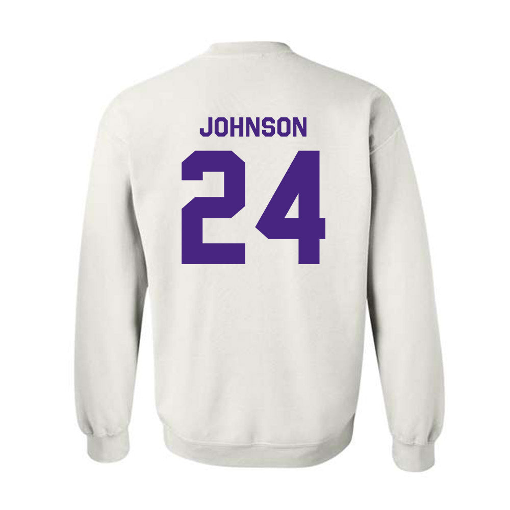 Northwestern - NCAA Football : Jamaal Johnson - Classic Shersey Crewneck Sweatshirt-1