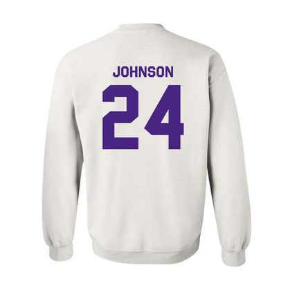 Northwestern - NCAA Football : Jamaal Johnson - Classic Shersey Crewneck Sweatshirt-1