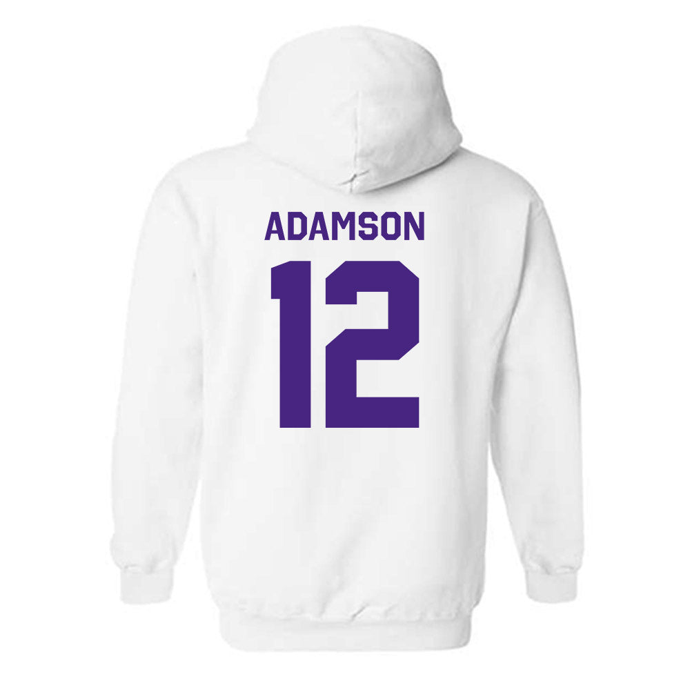 Northwestern - NCAA Women's Lacrosse : Olivia Adamson - Classic Shersey Hooded Sweatshirt-1
