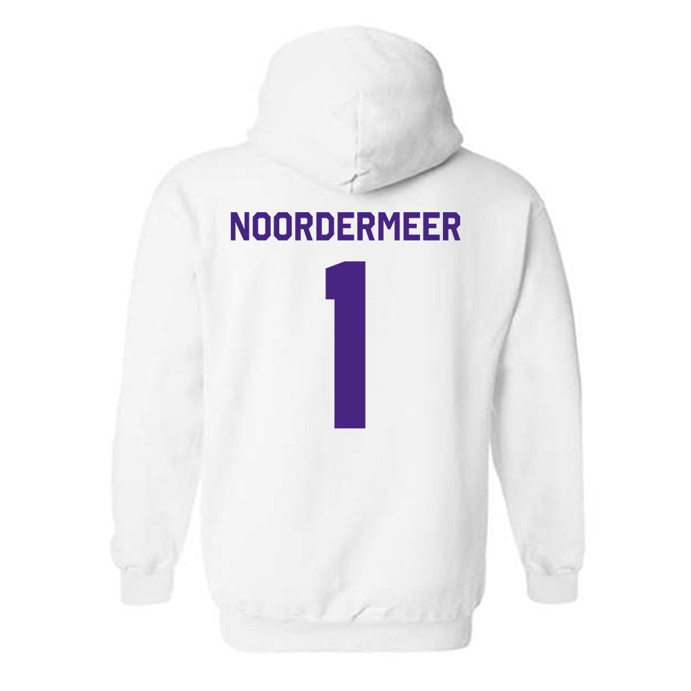 Northwestern - NCAA Women's Volleyball : Sienna noordermeer - Classic Shersey Hooded Sweatshirt-1