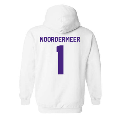 Northwestern - NCAA Women's Volleyball : Sienna noordermeer - Classic Shersey Hooded Sweatshirt-1
