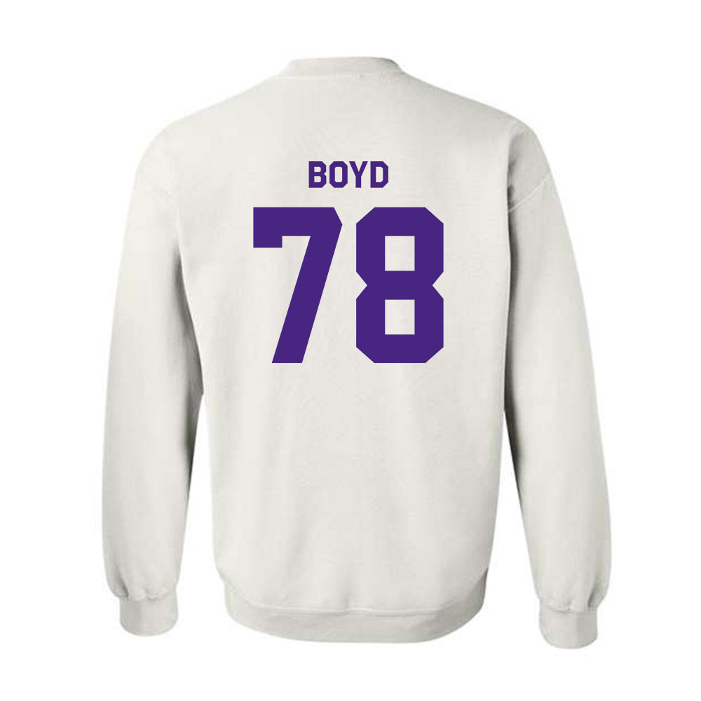 Northwestern - NCAA Football : Trey Boyd - Classic Shersey Crewneck Sweatshirt-1