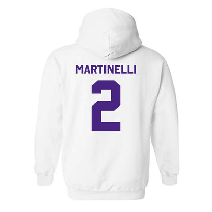 Northwestern - NCAA Men's Basketball : Nick Martinelli - Classic Shersey Hooded Sweatshirt-1
