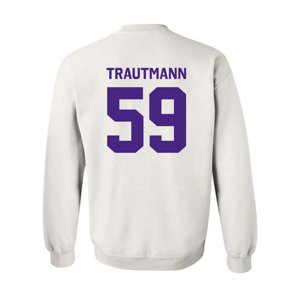 Northwestern - NCAA Football : Jack Trautmann - Classic Shersey Crewneck Sweatshirt-1