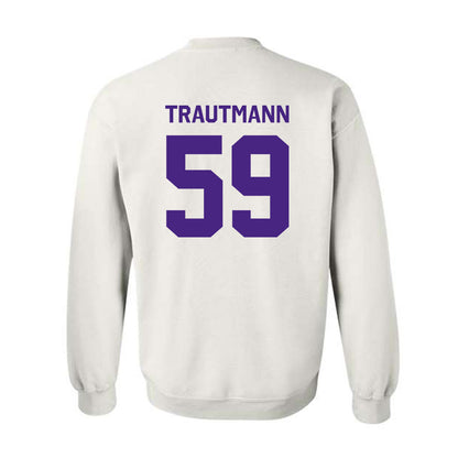 Northwestern - NCAA Football : Jack Trautmann - Classic Shersey Crewneck Sweatshirt-1