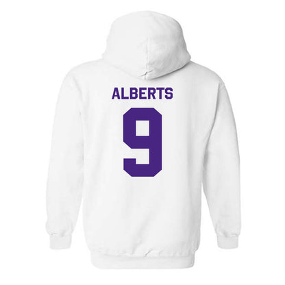Northwestern - NCAA Women's Soccer : Audrey Alberts - Classic Shersey Hooded Sweatshirt-1
