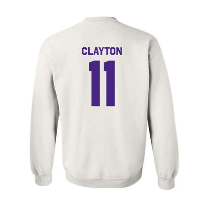 Northwestern - NCAA Men's Basketball : Jordan Clayton - Classic Shersey Crewneck Sweatshirt-1