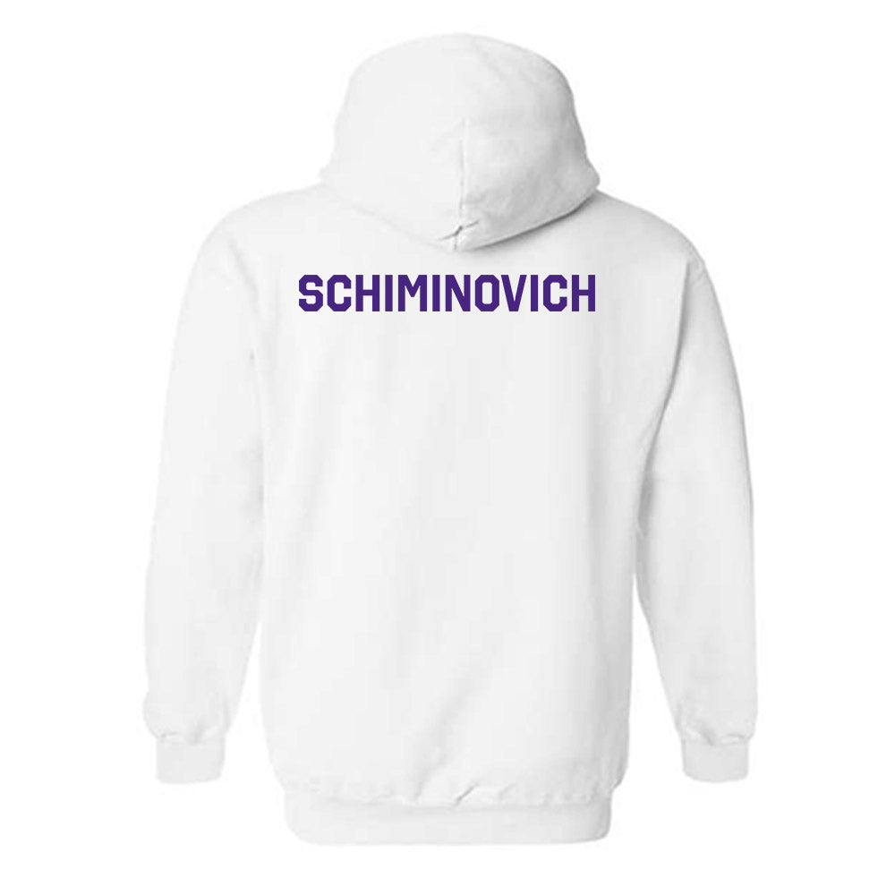 Northwestern - NCAA Women's Fencing : Sophia Schiminovich - Classic Shersey Hooded Sweatshirt-1