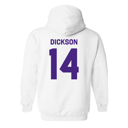 Northwestern - NCAA Baseball : Drew Dickson - Classic Shersey Hooded Sweatshirt-1