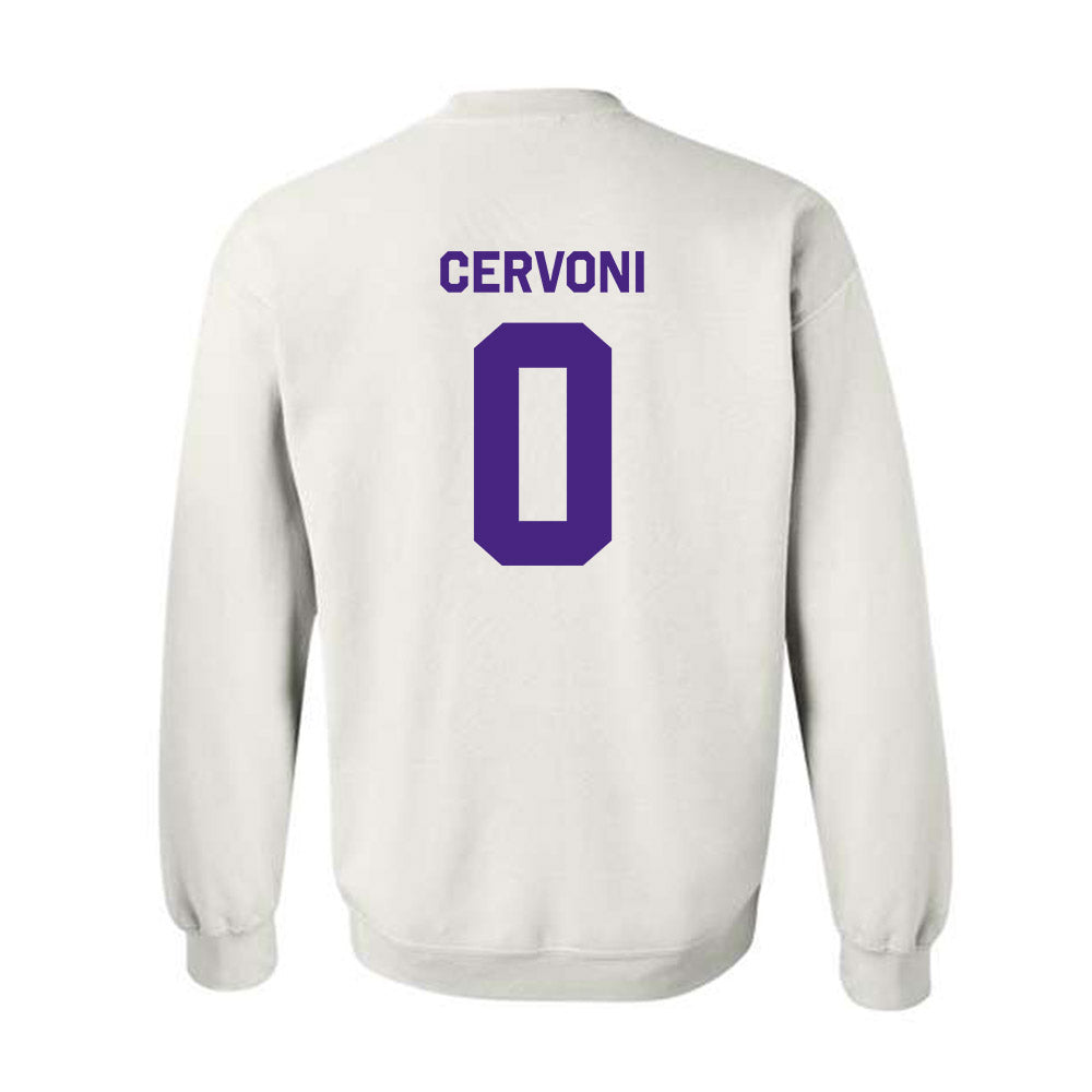 Northwestern - NCAA Men's Soccer : Gino Cervoni - Classic Shersey Crewneck Sweatshirt-1
