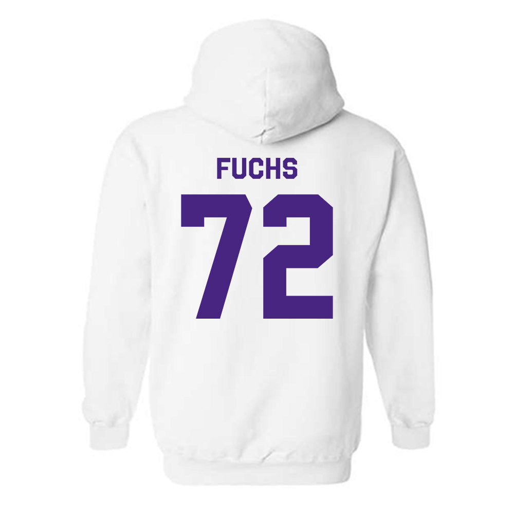 Northwestern - NCAA Football : Jack Fuchs - Classic Shersey Hooded Sweatshirt-1