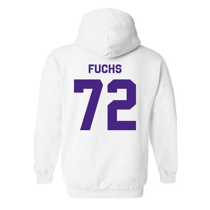 Northwestern - NCAA Football : Jack Fuchs - Classic Shersey Hooded Sweatshirt-1