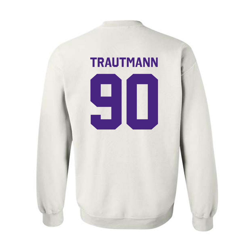 Northwestern - NCAA Football : Jack Trautmann - Classic Shersey Crewneck Sweatshirt-1