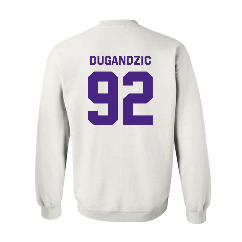 Northwestern - NCAA Football : Nikola Dugandzic - Classic Shersey Crewneck Sweatshirt-1