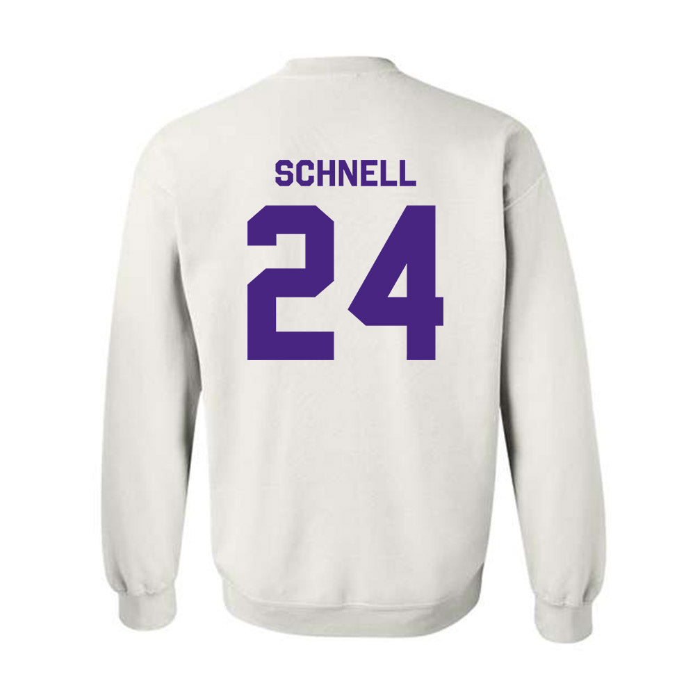 Northwestern - NCAA Women's Volleyball : Cate Schnell - Classic Shersey Crewneck Sweatshirt-1