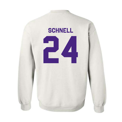 Northwestern - NCAA Women's Volleyball : Cate Schnell - Classic Shersey Crewneck Sweatshirt-1