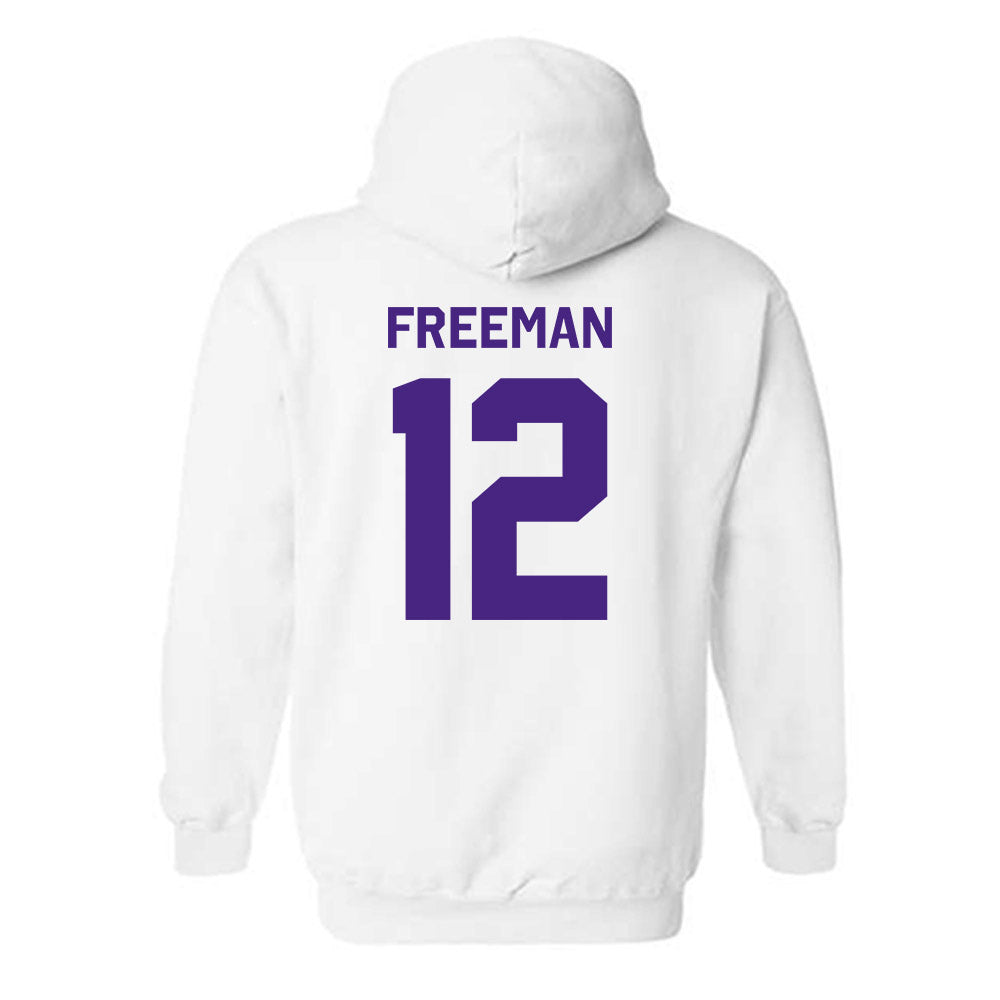 Northwestern - NCAA Baseball : Jackson Freeman - Classic Shersey Hooded Sweatshirt-1