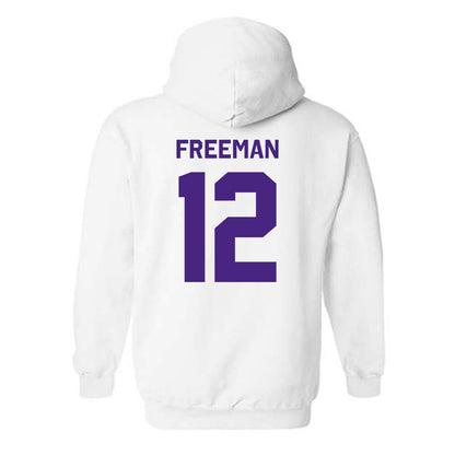 Northwestern - NCAA Baseball : Jackson Freeman - Classic Shersey Hooded Sweatshirt-1