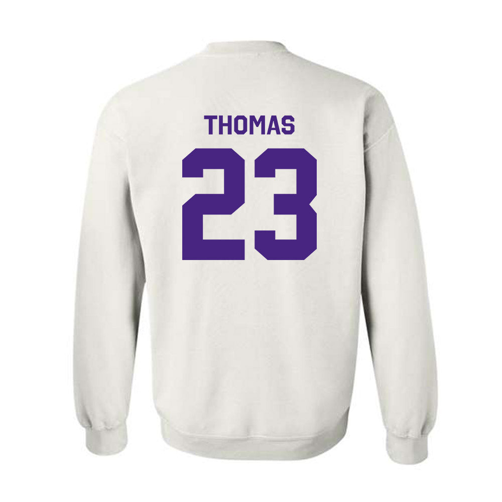 Northwestern - NCAA Women's Basketball : Tayla Thomas - Classic Shersey Crewneck Sweatshirt-1
