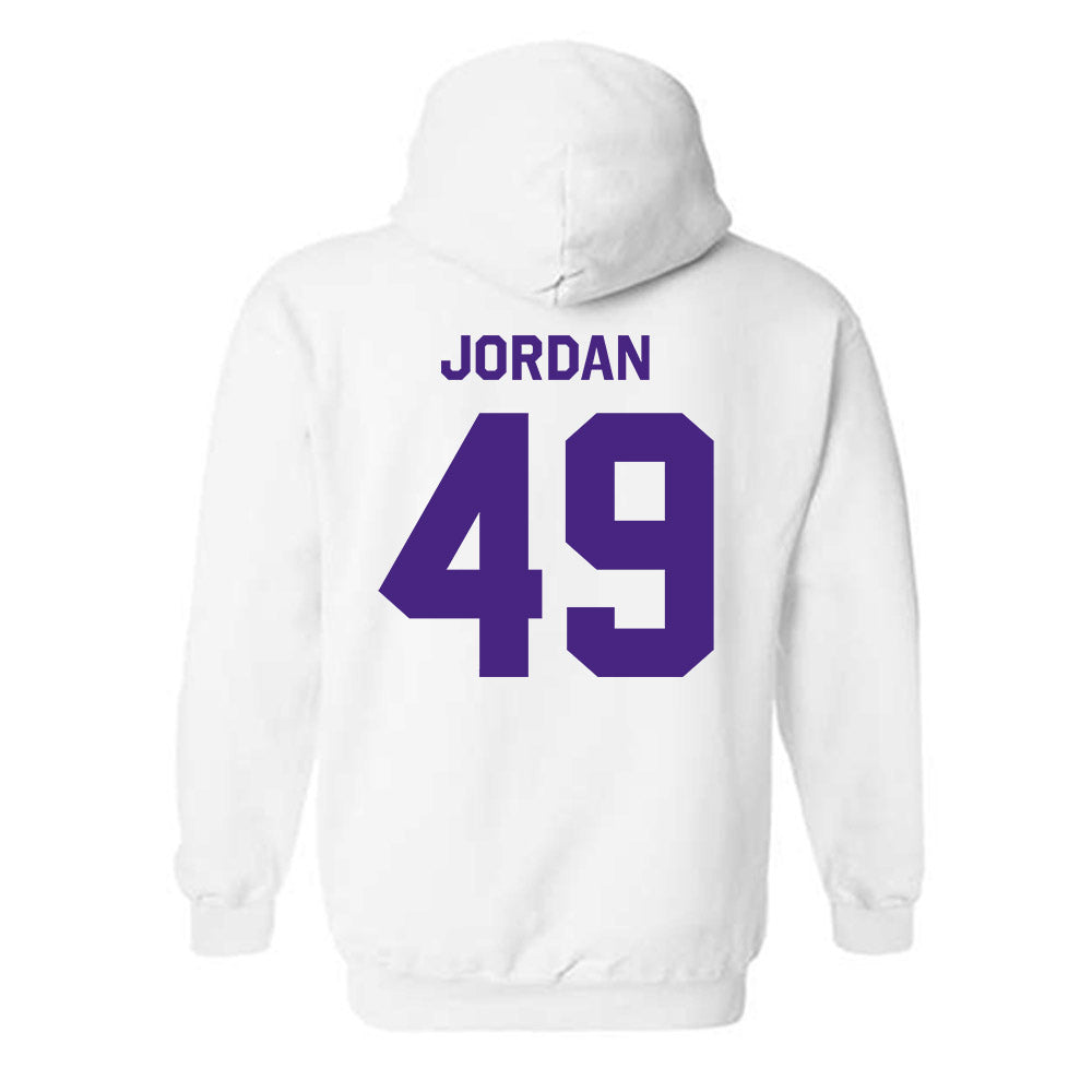 Northwestern - NCAA Football : Amare Jordan - Classic Shersey Hooded Sweatshirt-1