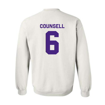 Northwestern - NCAA Baseball : Jack Counsell - Classic Shersey Crewneck Sweatshirt-1