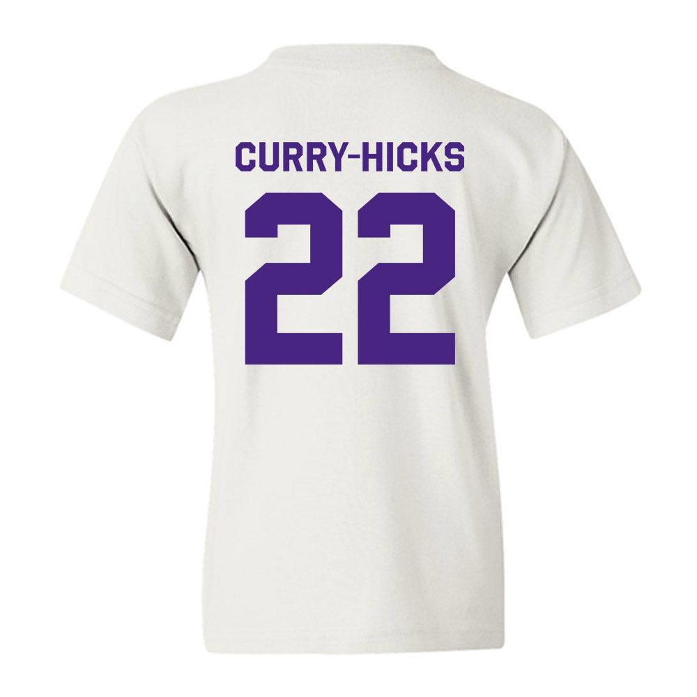 Northwestern - NCAA Football : Terrion Curry-Hicks - Classic Shersey Youth T-Shirt-1