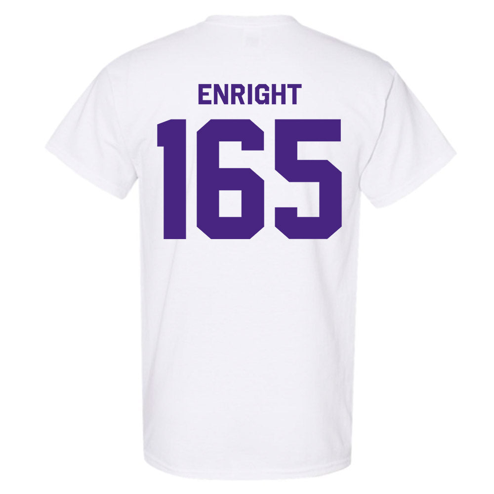 Northwestern - NCAA Wrestling : Eddie Enright - Classic Shersey T-Shirt-1