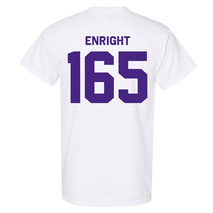 Northwestern - NCAA Wrestling : Eddie Enright - Classic Shersey T-Shirt-1