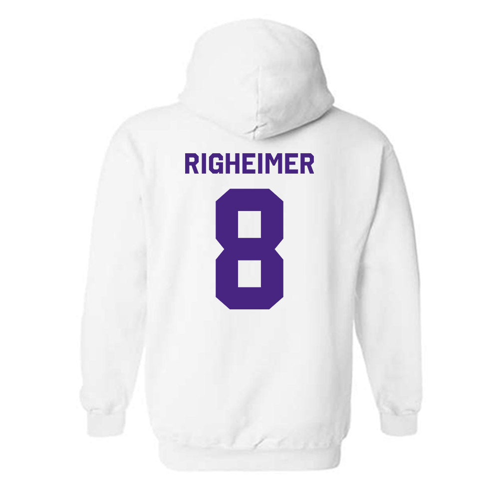 Northwestern - NCAA Women's Basketball : Kat Righeimer - Classic Shersey Hooded Sweatshirt-1