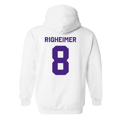 Northwestern - NCAA Women's Basketball : Kat Righeimer - Classic Shersey Hooded Sweatshirt-1