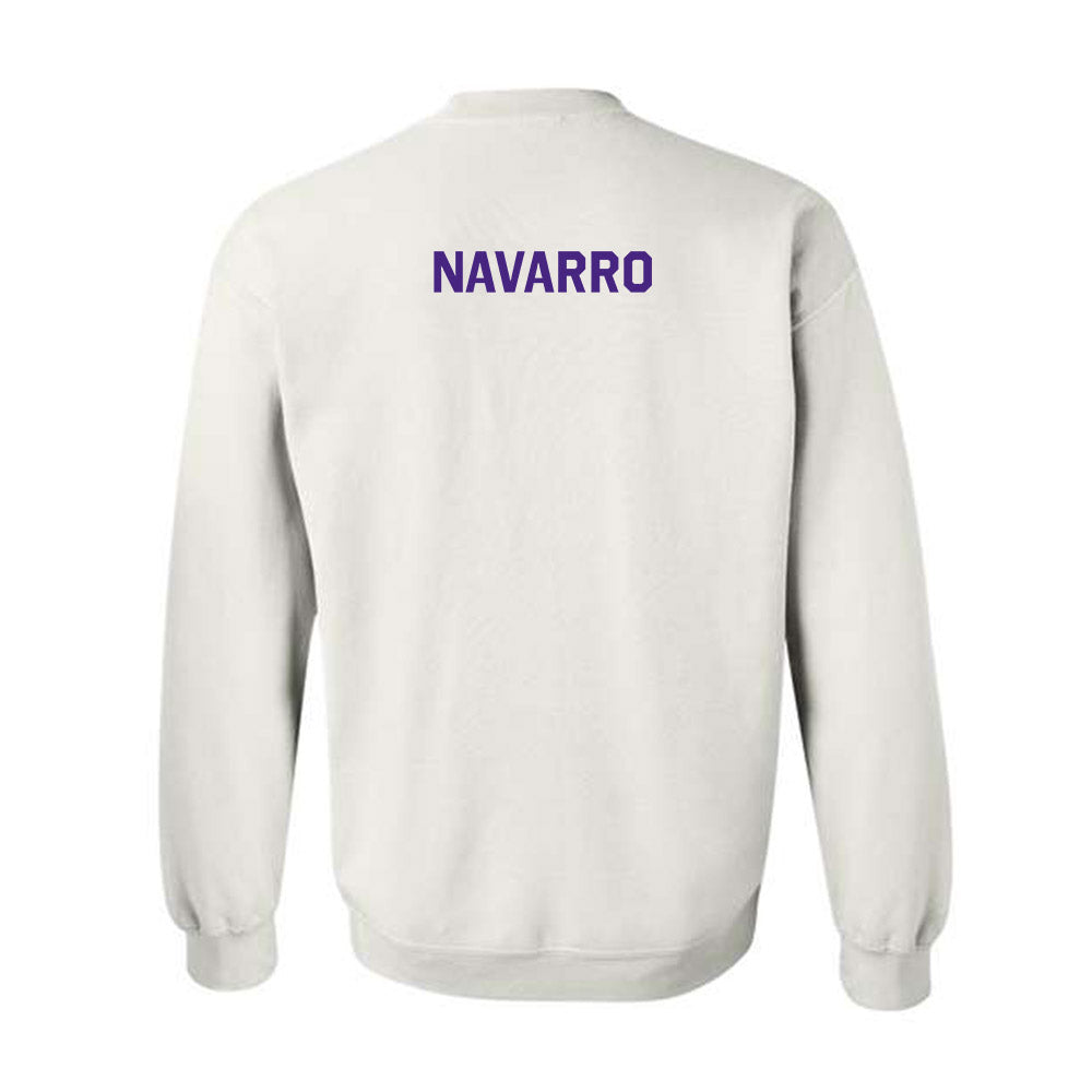Northwestern - NCAA Wrestling : Dedrick Navarro - Classic Shersey Crewneck Sweatshirt-1