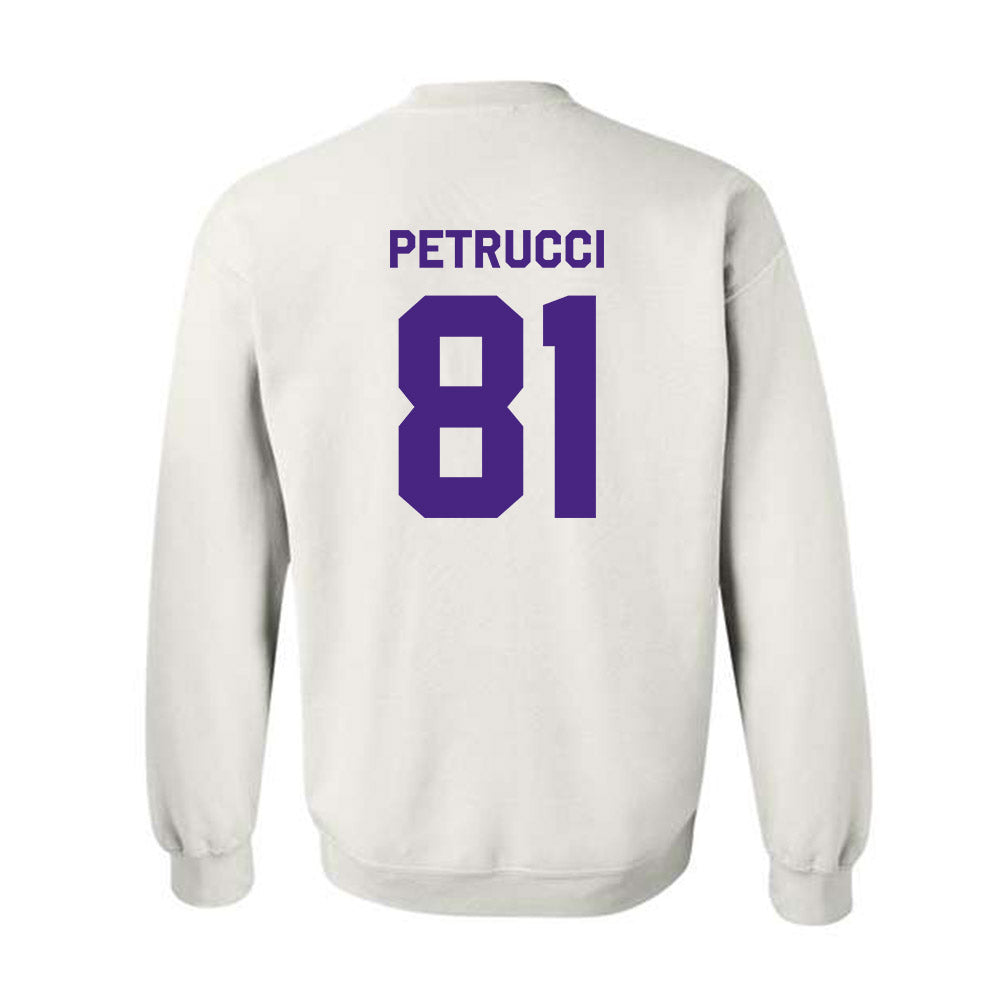 Northwestern - NCAA Football : Christopher Petrucci - Classic Shersey Crewneck Sweatshirt-1