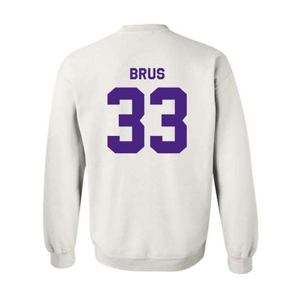 Northwestern - NCAA Football : Braydon Brus - Classic Shersey Crewneck Sweatshirt-1