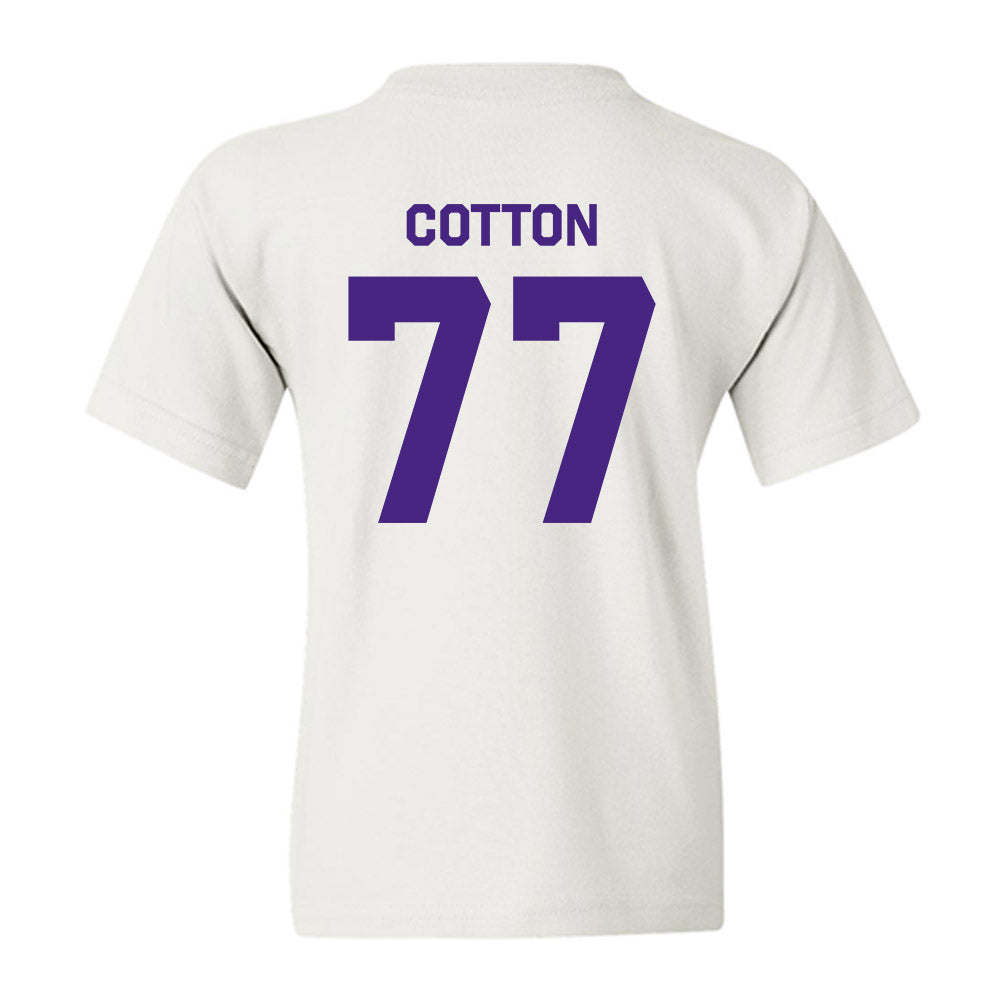 Northwestern - NCAA Football : Idrys Cotton - Classic Shersey Youth T-Shirt-1