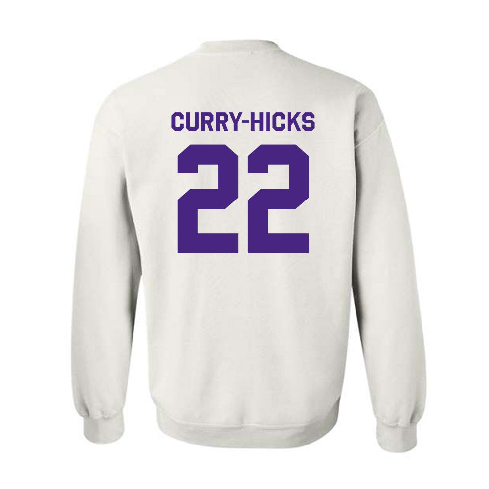 Northwestern - NCAA Football : Terrion Curry-Hicks - Classic Shersey Crewneck Sweatshirt-1