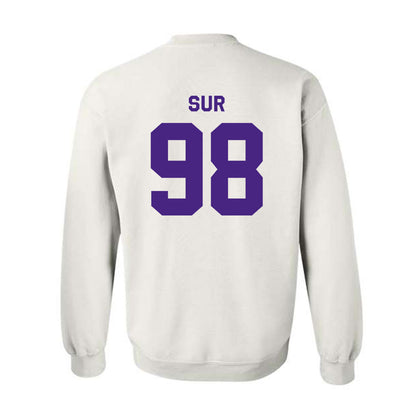Northwestern - NCAA Football : Noah Sur - Classic Shersey Crewneck Sweatshirt-1