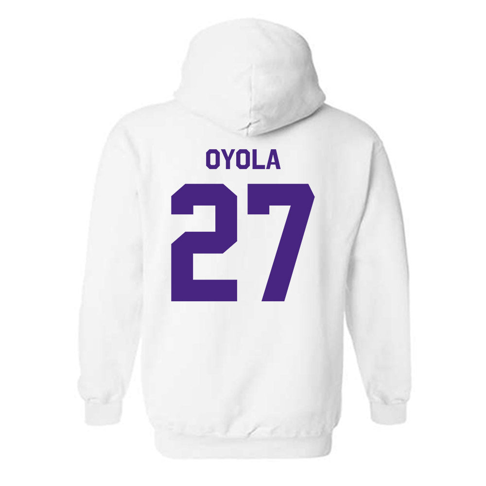 Northwestern - NCAA Football : Jack Oyola - Classic Shersey Hooded Sweatshirt-1