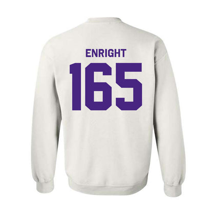 Northwestern - NCAA Wrestling : Eddie Enright - Classic Shersey Crewneck Sweatshirt-1