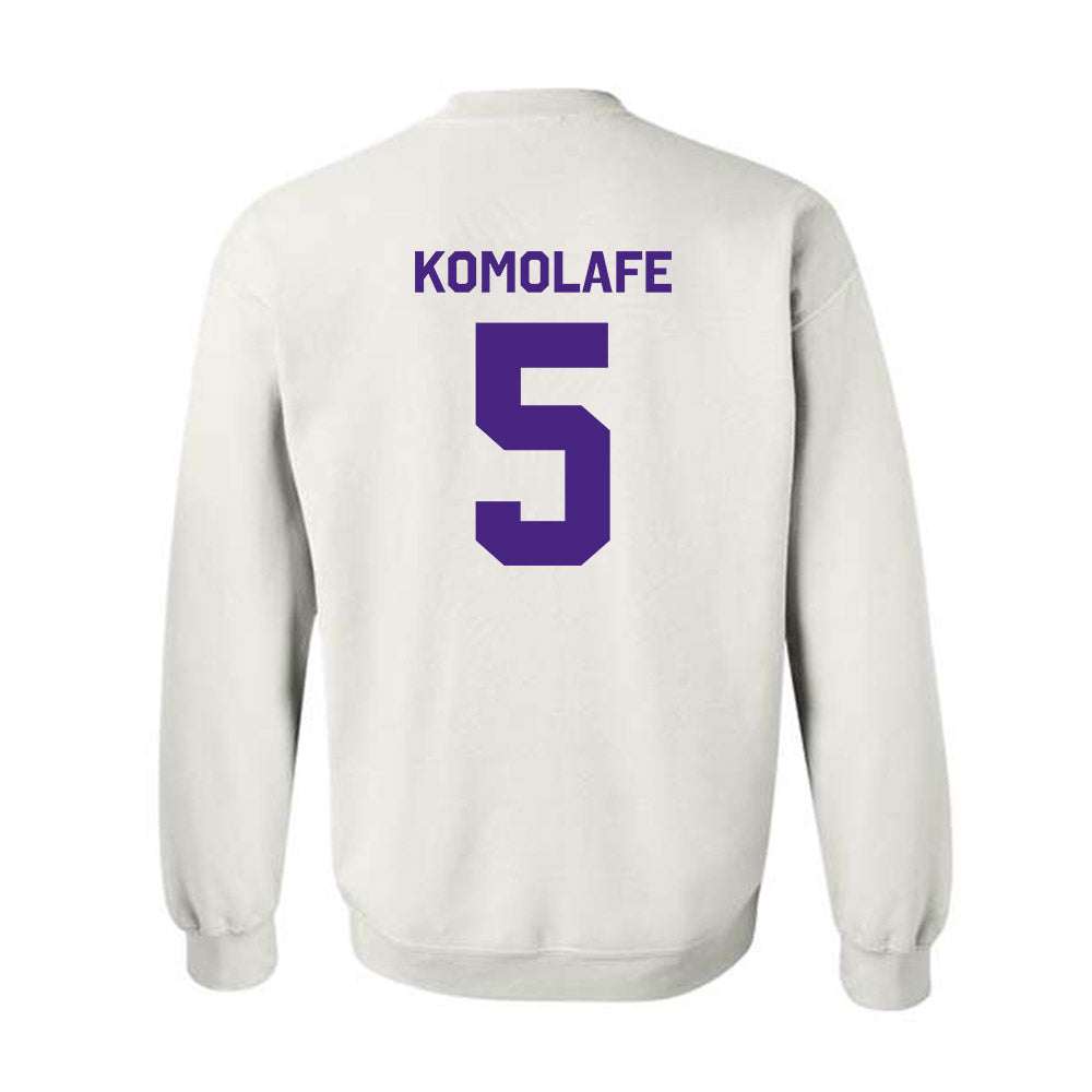 Northwestern - NCAA Football : Caleb Komolafe - Classic Shersey Crewneck Sweatshirt-1